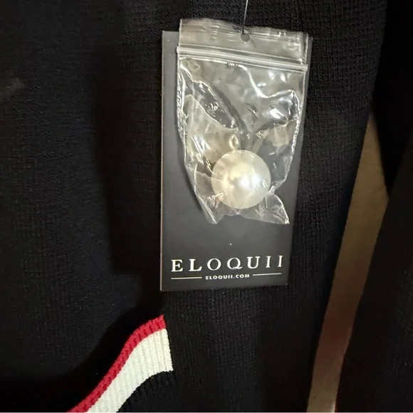 Eloquii Black and White Knit Dress NWT - Picture 7 of 9